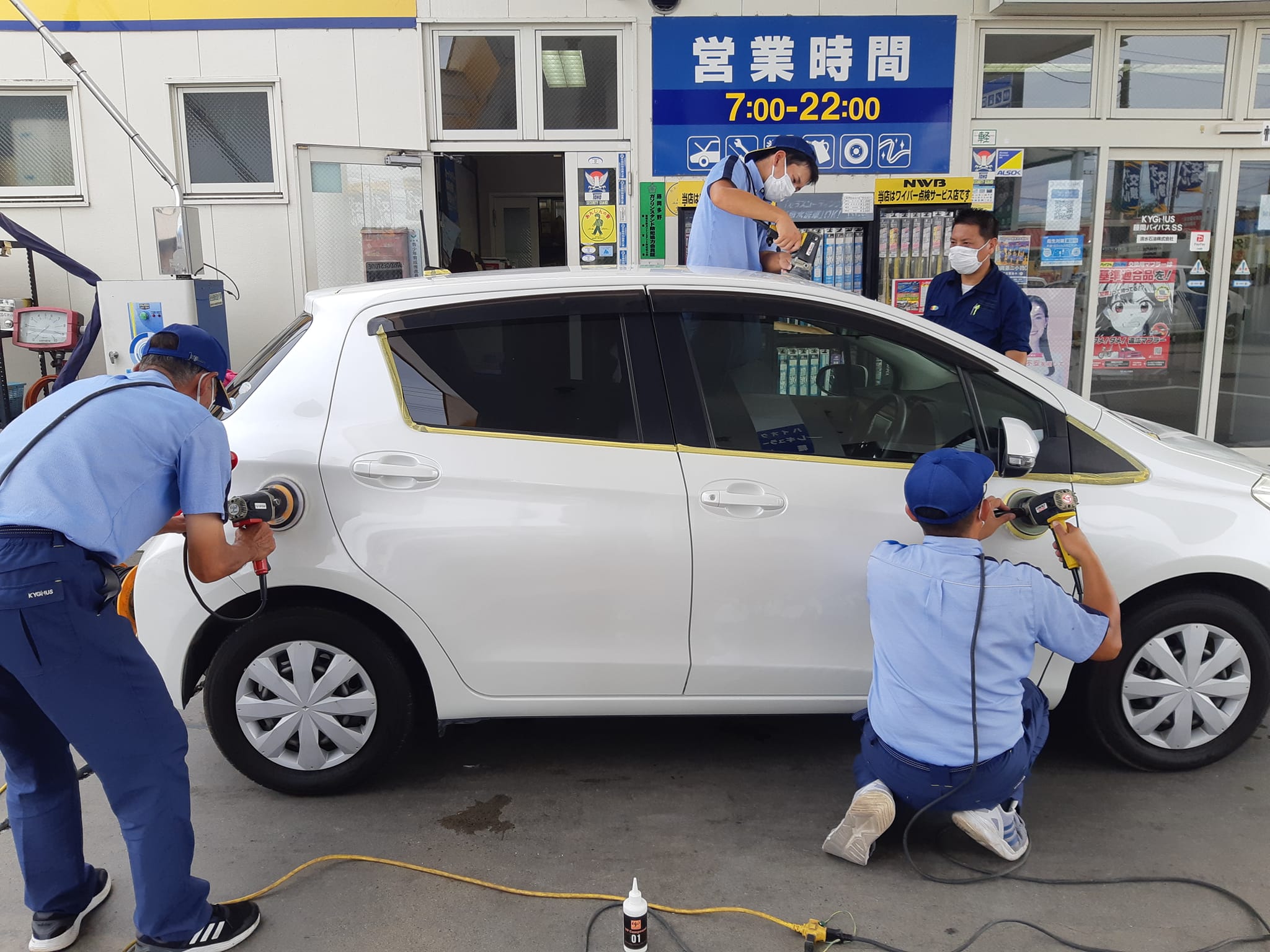 カーコーティング、車内の高級清掃・除菌消臭の施工資格取得のイメージ